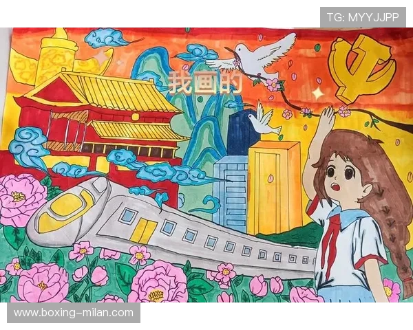 足球场上的小球星欢快奔跑，展现无限潜力与梦想的卡通风采